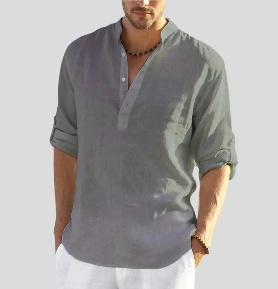 Men's Shirt | Loose Fit, Stretch | Seven Colors