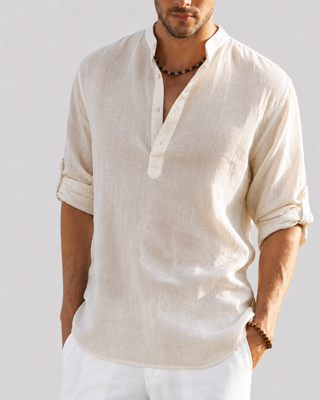 Men's Shirt | Loose Fit, Stretch | Seven Colors