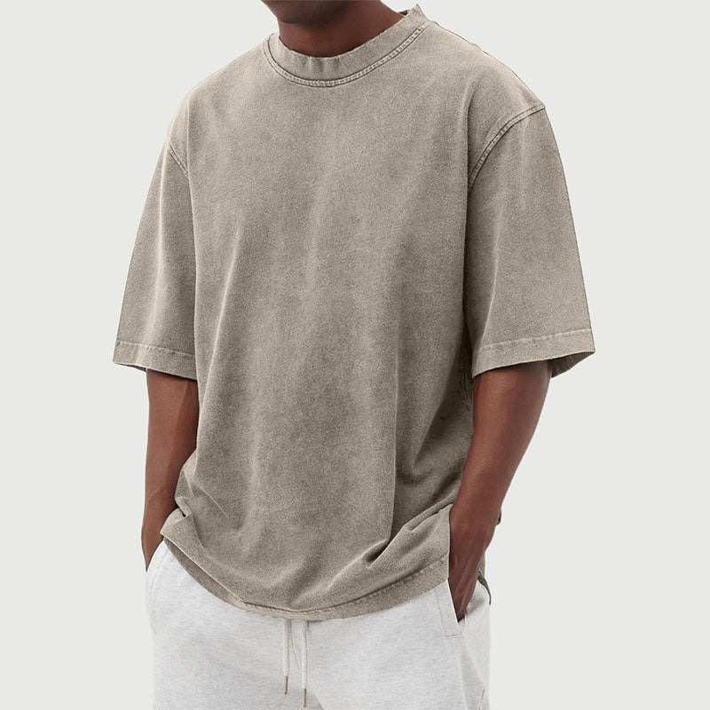 Men's Oversized T-Shirt | Vintage Washed Cotton