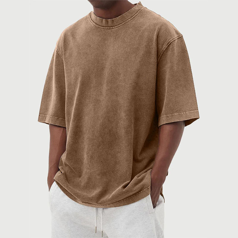 Men's Oversized T-Shirt | Vintage Washed Cotton