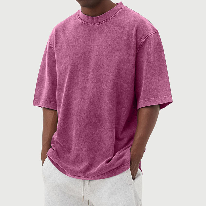 Men's Oversized T-Shirt | Vintage Washed Cotton