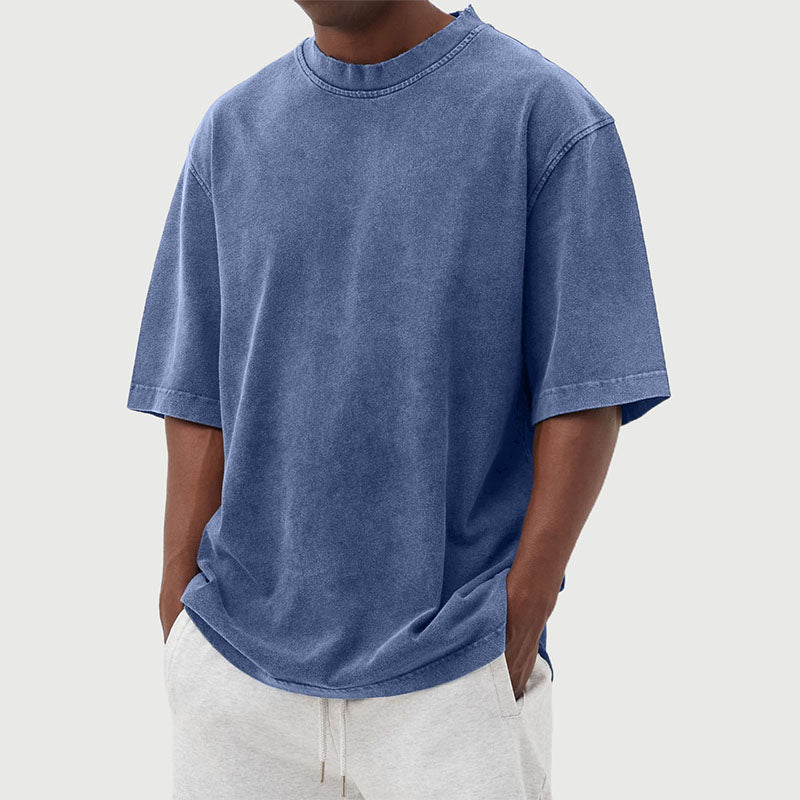 Men's Oversized T-Shirt | Vintage Washed Cotton