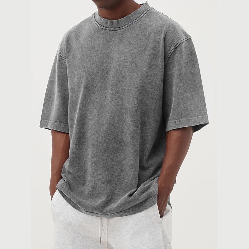 Men's Oversized T-Shirt | Vintage Washed Cotton
