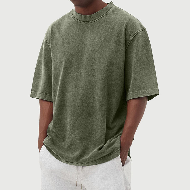 Men's Oversized T-Shirt | Vintage Washed Cotton