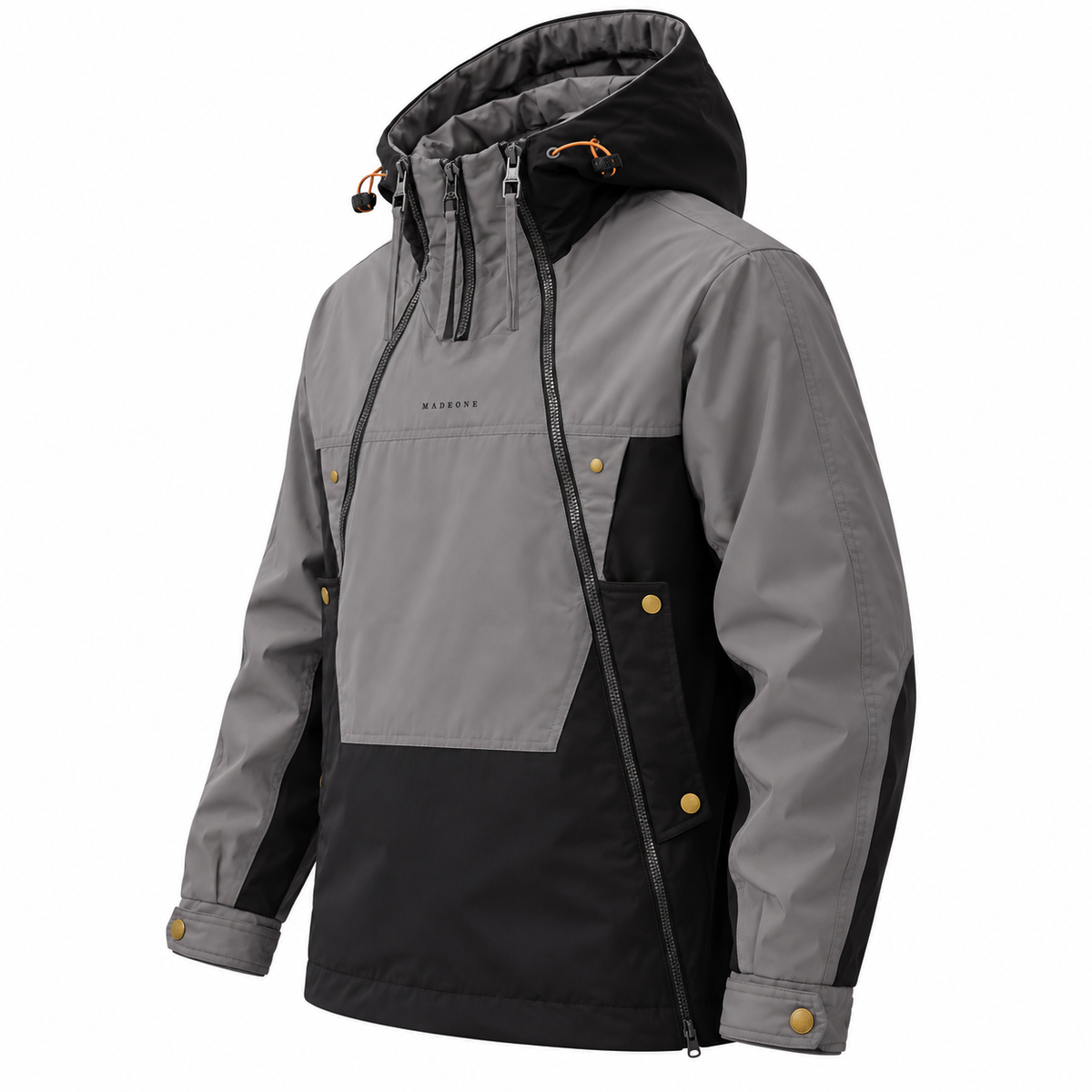 Rain Jacket | Techwear, Water-Resistant, Color Block