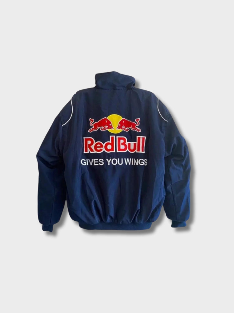 Women's Oversized Racing Jacket | Multicolor Streetwear, Retro F1 Style