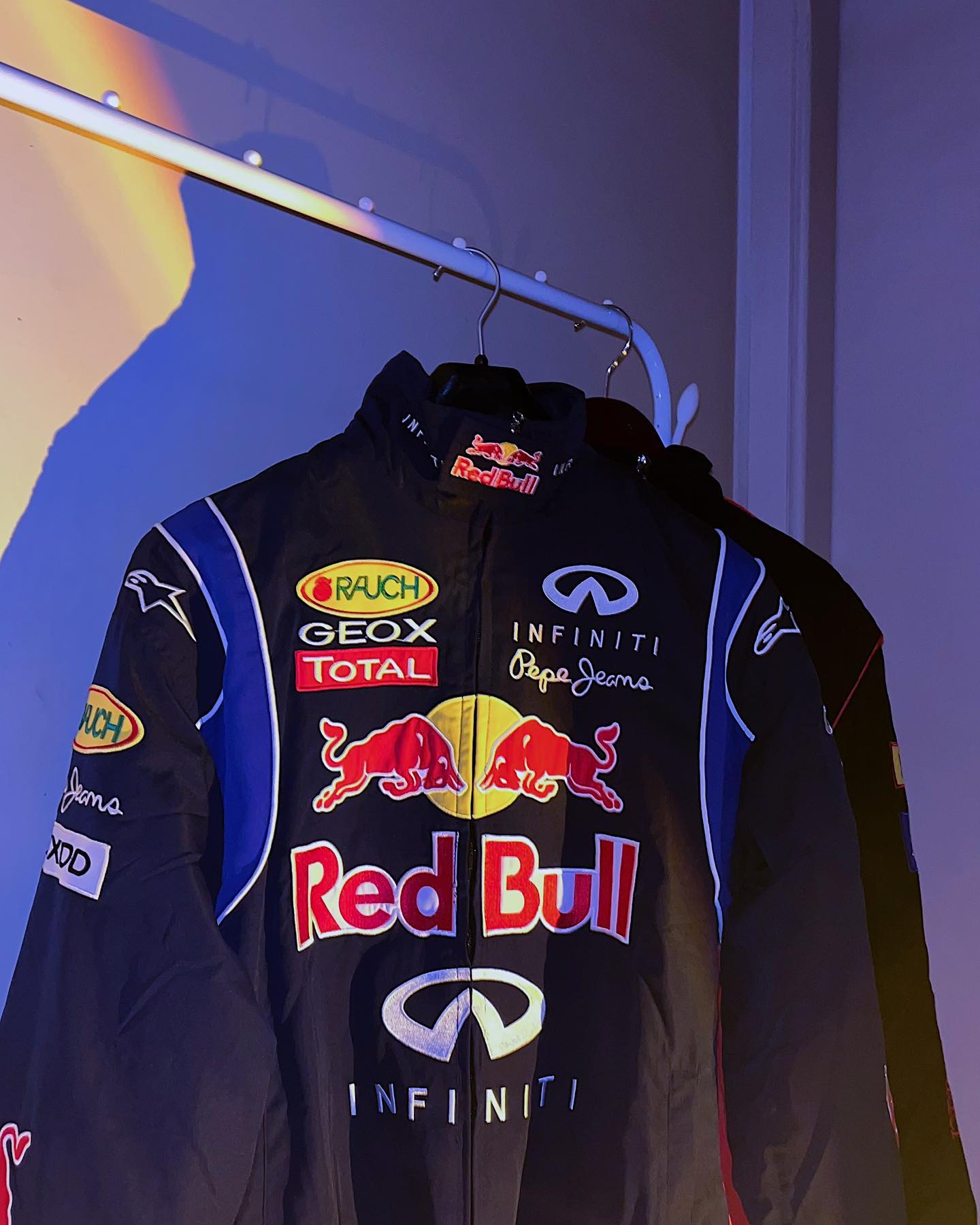 Women's Oversized Racing Jacket | Multicolor Streetwear, Retro F1 Style