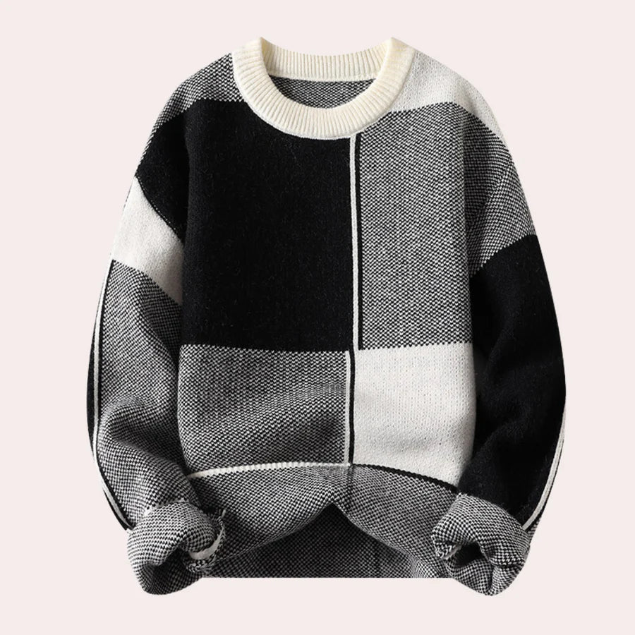 Men's Warm Sweater - Soft Knit - Classic Fit