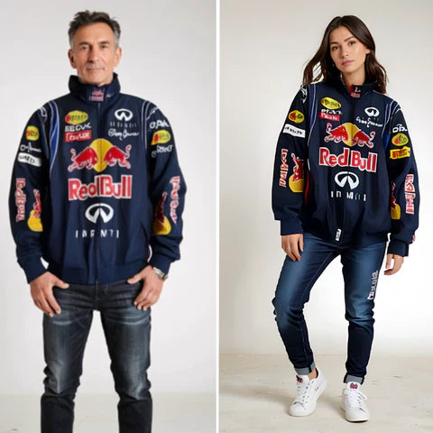 Women's Oversized Racing Jacket | Streetwear, Navy Blue