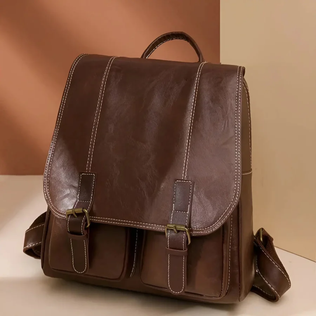 Schoolbag Vintage Rucksack | Unisex, Durable | Brown, Black, Coffee