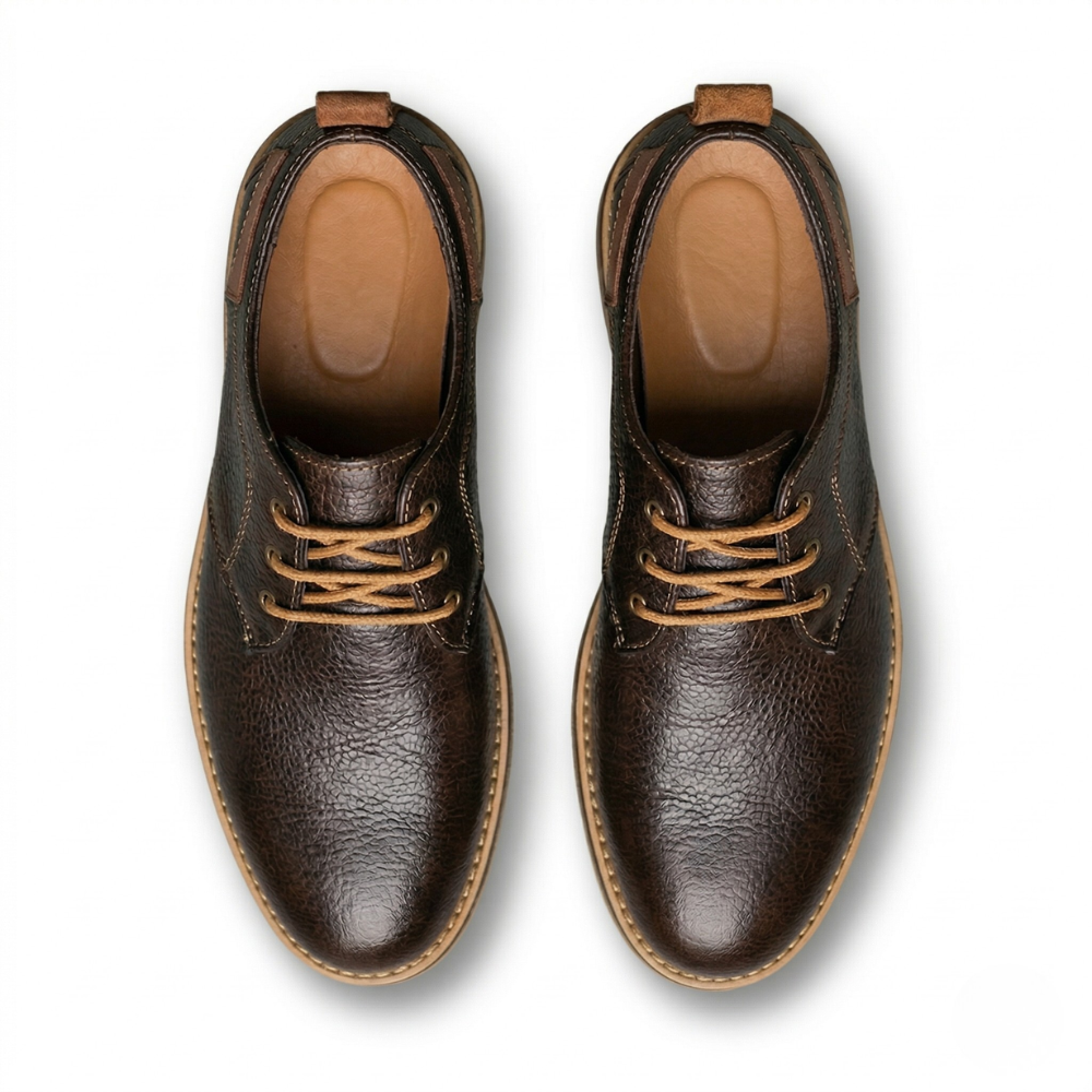 Premium Men's Leather Oxford Shoes | Classic, Durable