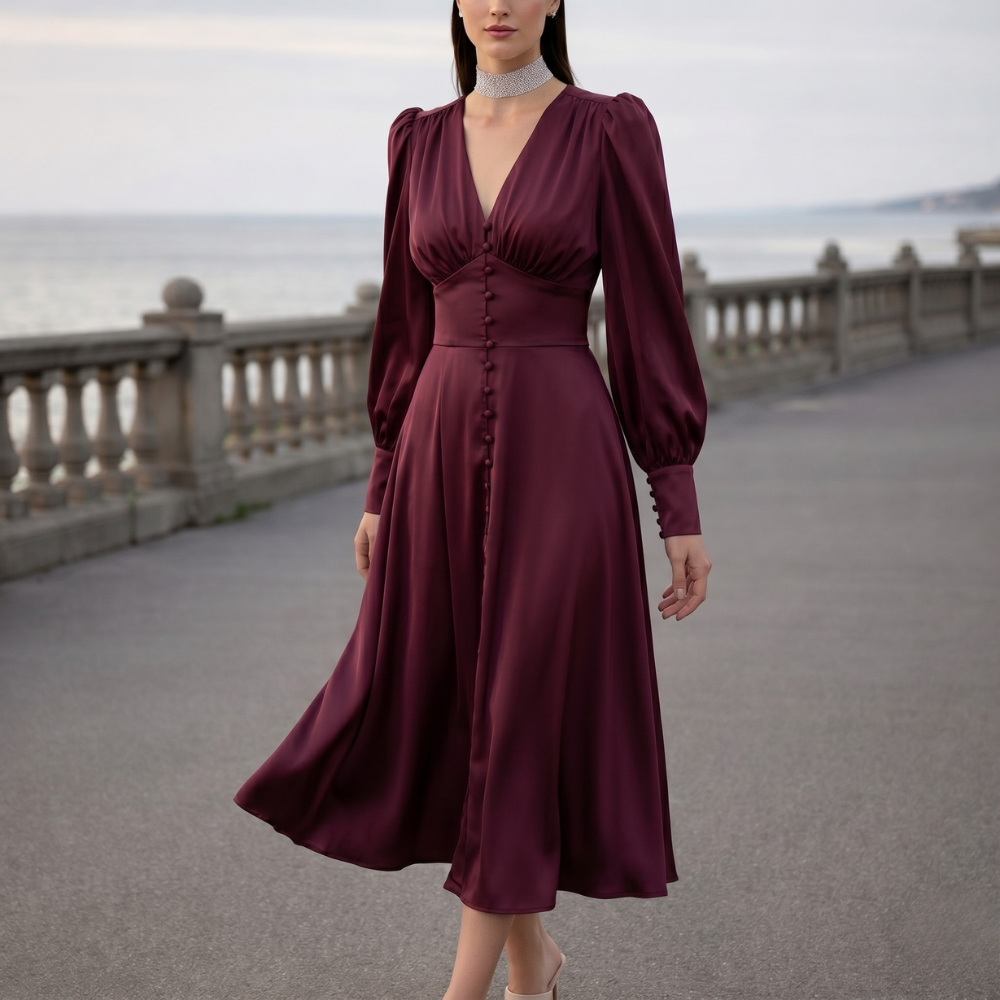 Satin Dress | Sophisticated Style | Flattering Fit