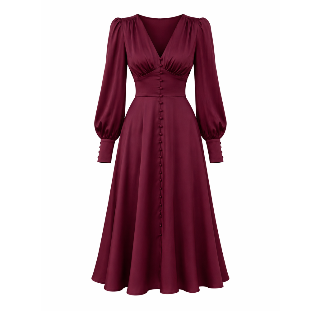 Satin Dress | Sophisticated Style | Flattering Fit