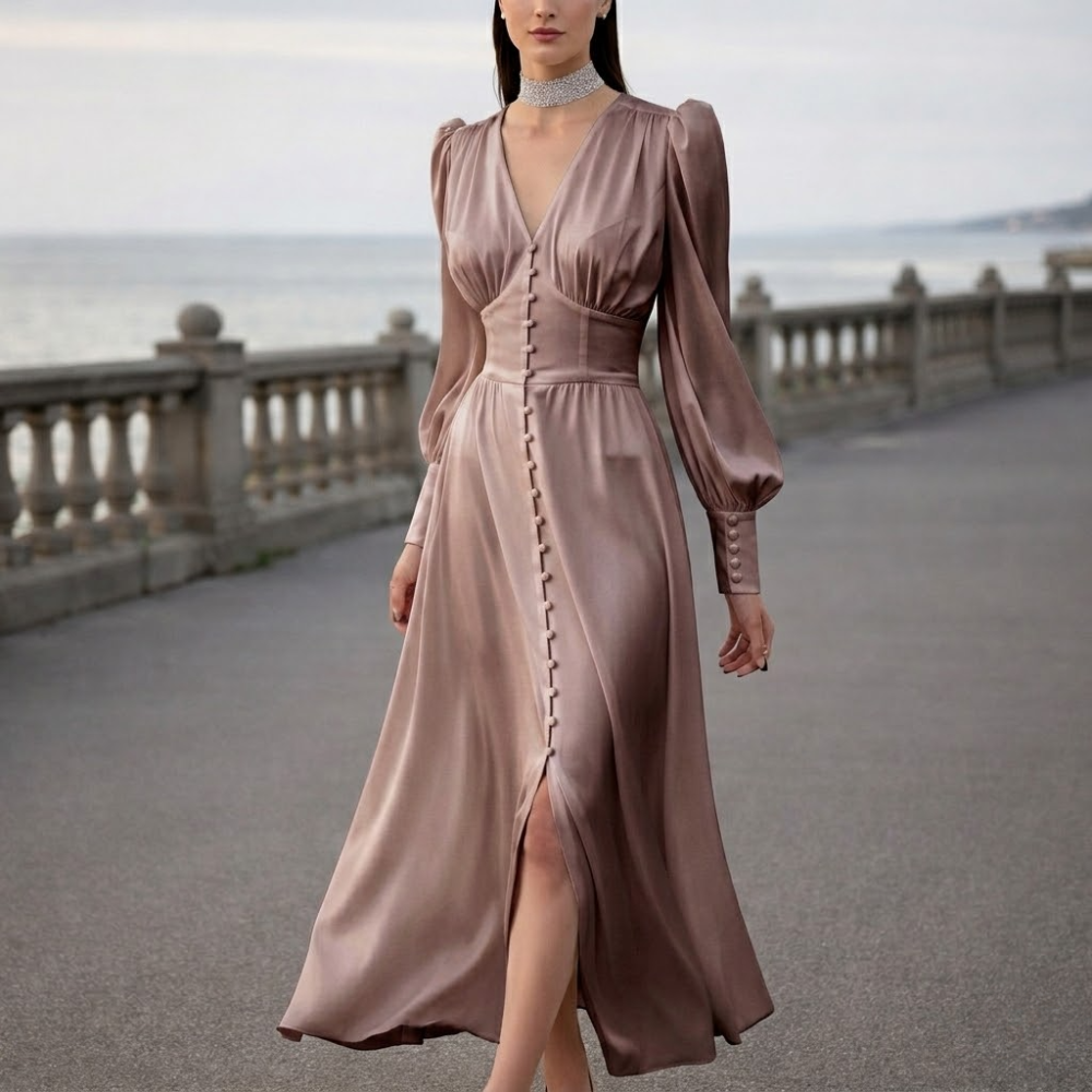Satin Dress | Sophisticated Style | Flattering Fit