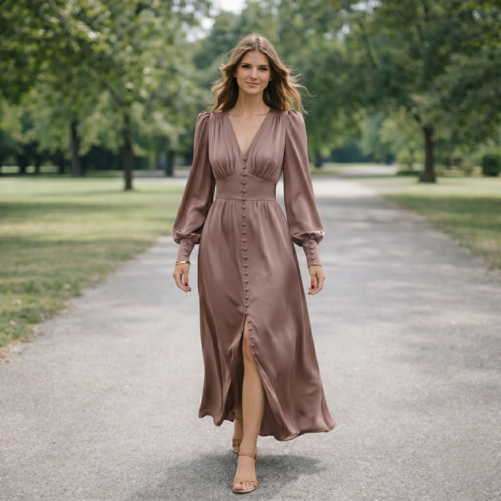 Satin Dress | Summer Style | Luxurious Fabric