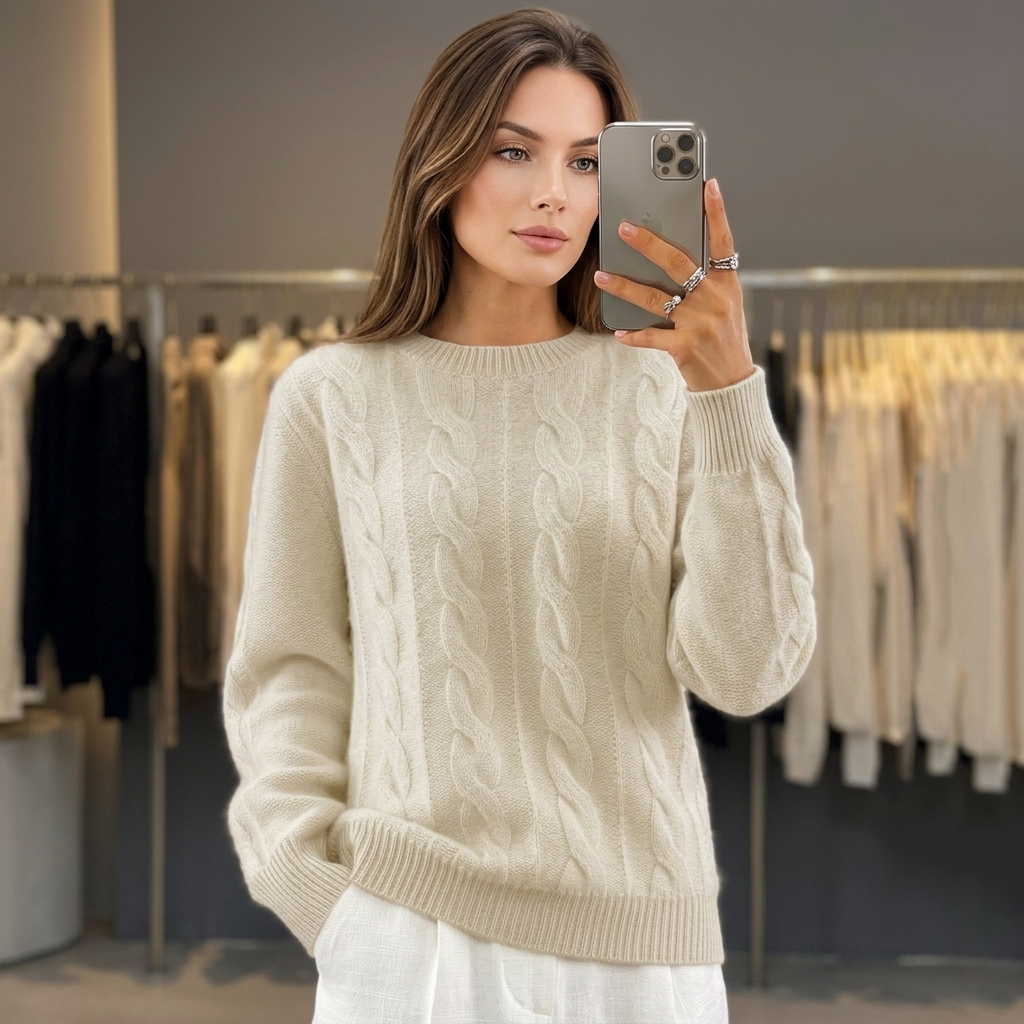 Monika Premium Wool Sweater for Women | Soft & Luxurious Comfort