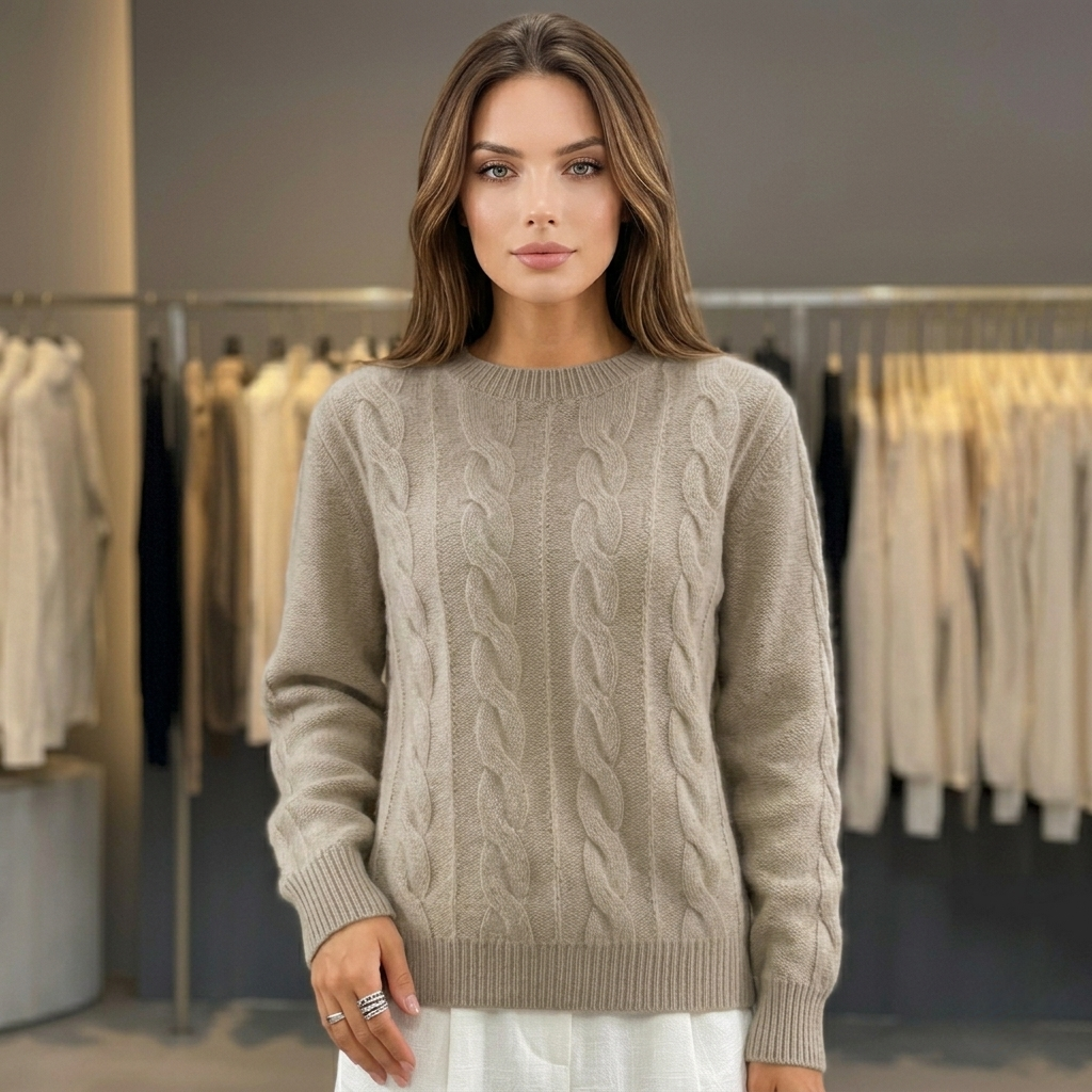 Monika Premium Wool Sweater for Women | Soft & Luxurious Comfort