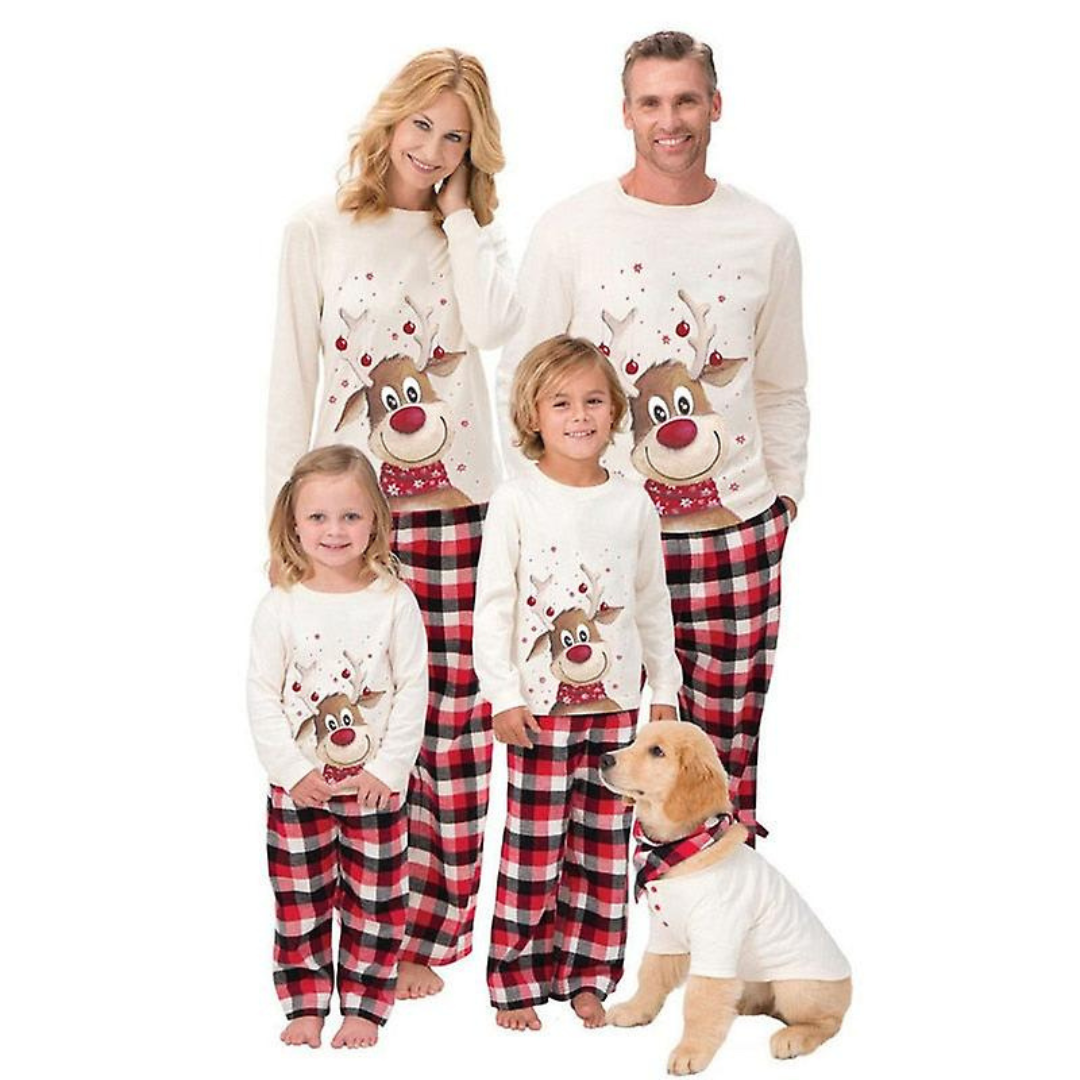 Christmas Pyjamas | Family Matching Cotton Sets, Festive Print Sleepwear