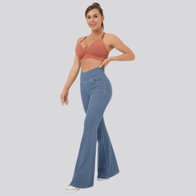 Yoga Leggings | Women, High Waisted, Flare Fit | Sculpting Stretch