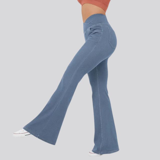Yoga Leggings | Women, High Waisted, Flare Fit | Sculpting Stretch