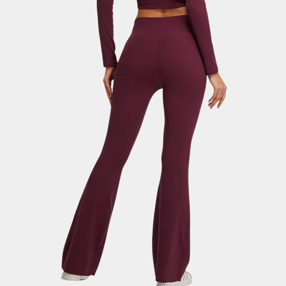 Sports Leggings | High Waisted, Flare Fit | Stretch, Activewear