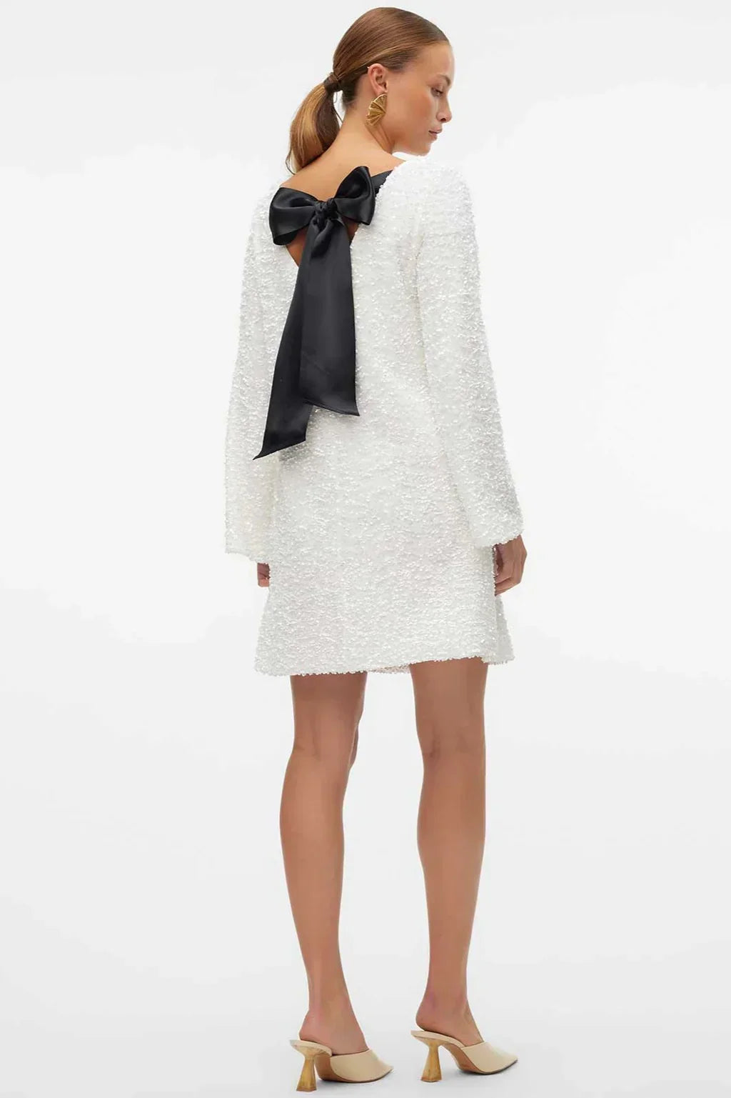 Christmas Party Dress | Women's Sequin Mini Dress, Glitter, Festive Style