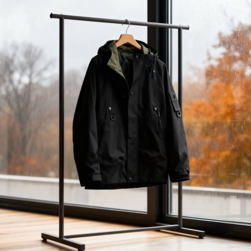 Men's Waterproof Softshell Jacket | Adjustable Hood, Wind Protection