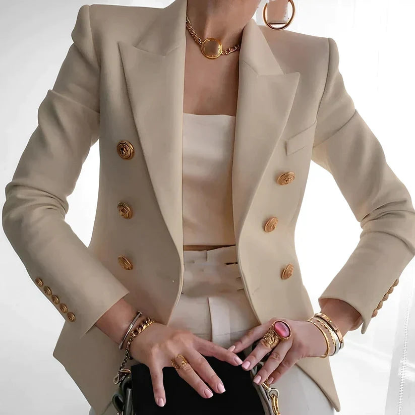 Women's Blazer | Structured Shoulders, Single Breasted