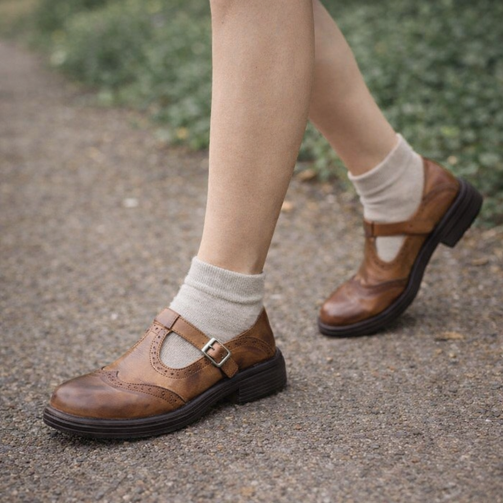 Women's Mary Jane Shoes | Comfort Flats | Orthopedic Insole