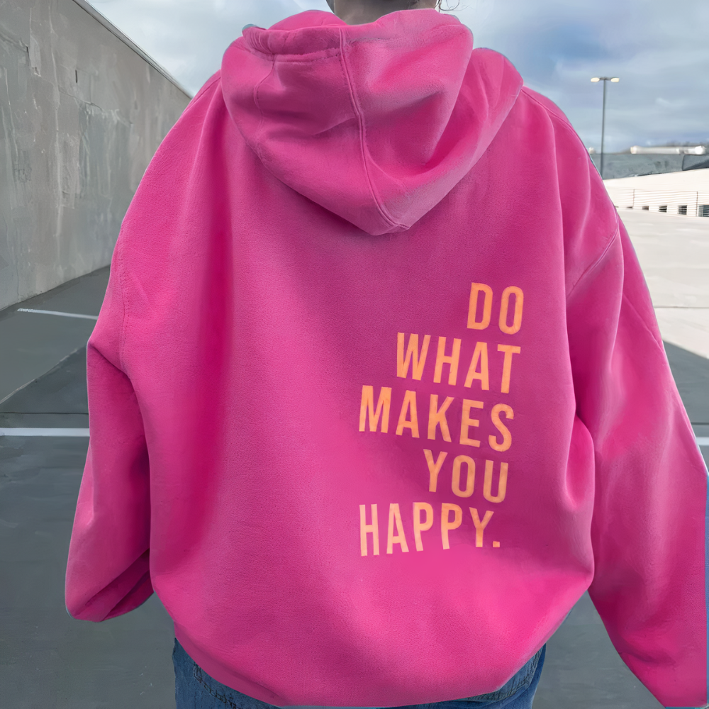 Women's Hoodie | Logo Print, Urban Style | Pastel Rose, Blue, Pink