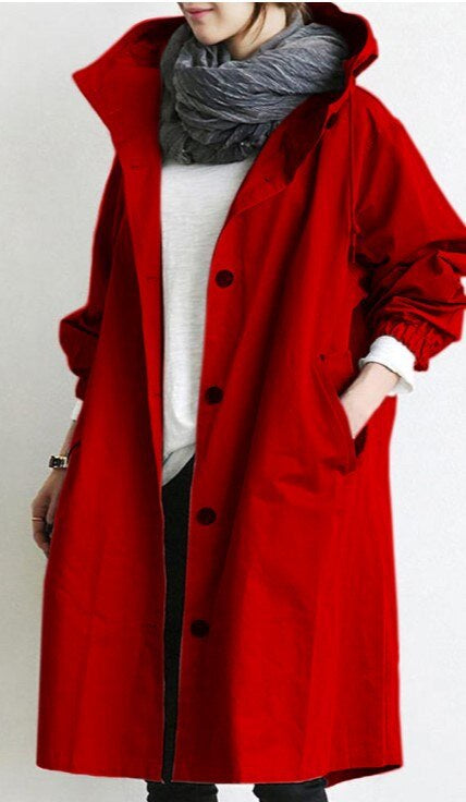 Women's Trench Coat | Long, Lightweight Seasons | 7 Colors