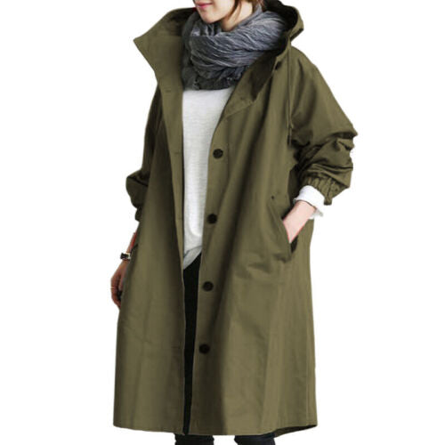 Women's Trench Coat | Long, Lightweight Seasons | 7 Colors