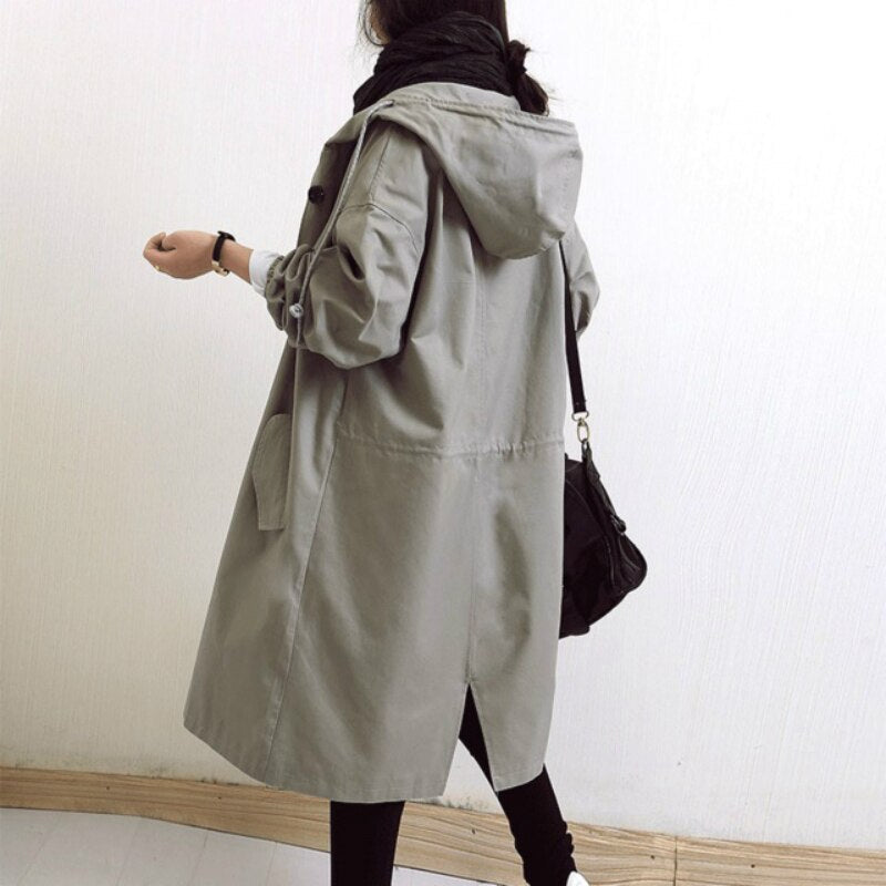 Women's Trench Coat | Long, Lightweight Seasons | 7 Colors
