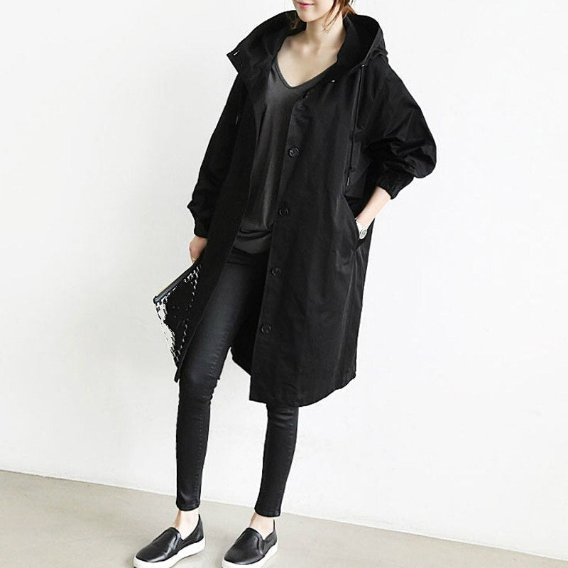 Women's Trench Coat | Long, Lightweight Seasons | 7 Colors