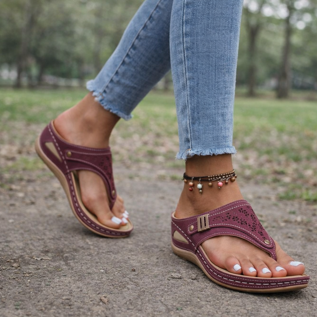 Women's Orthopedic Wedge Sandals | Ergonomic Support, Stylish Design