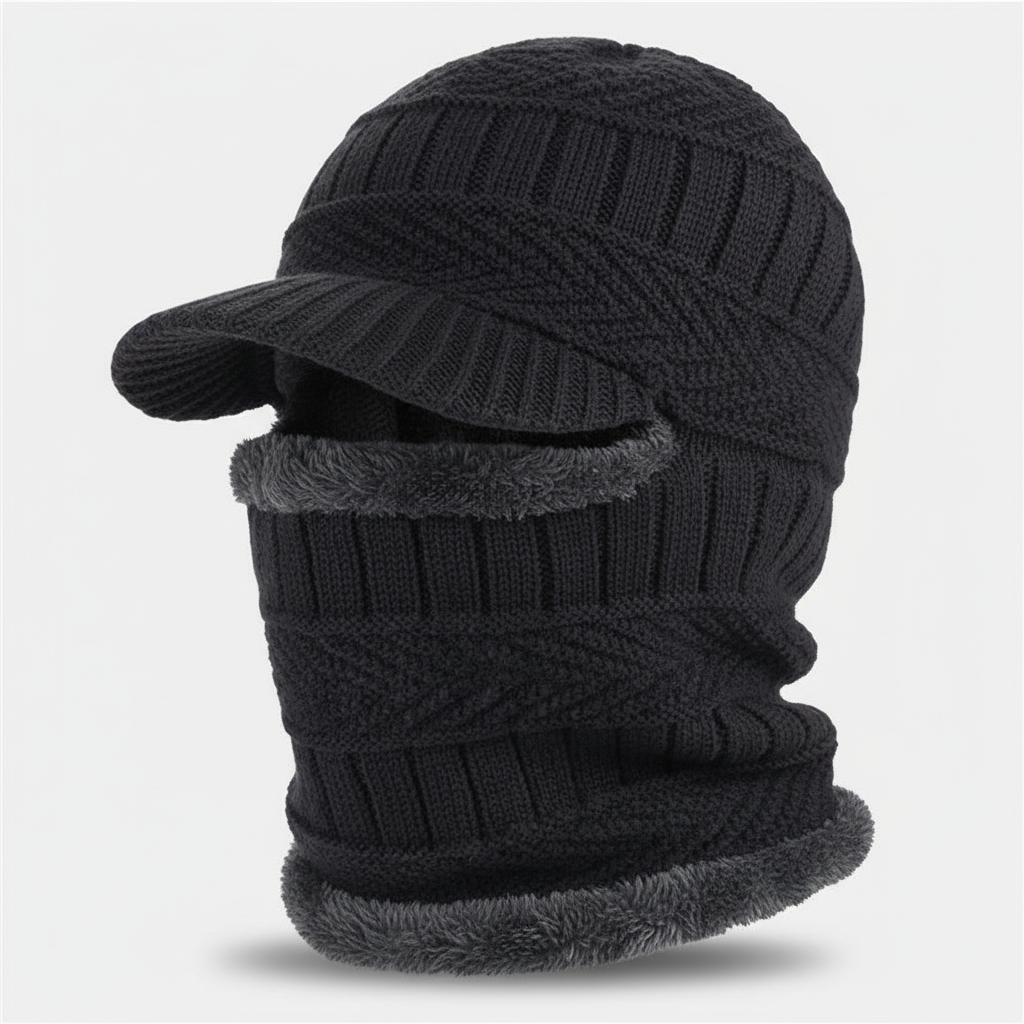 Winter face mask beanie hat unisex warm skull cap with full face coverage
