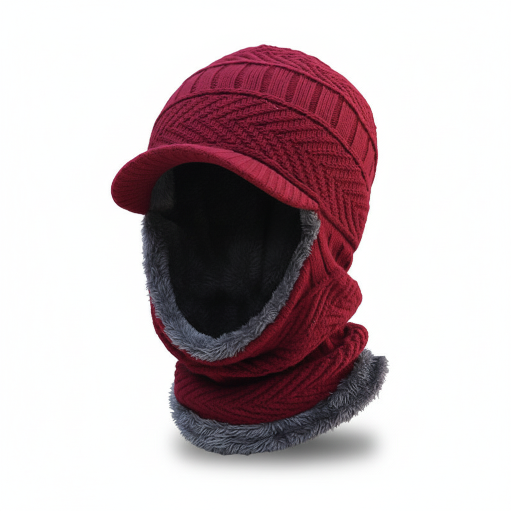 Winter face mask beanie hat unisex warm skull cap with full face coverage
