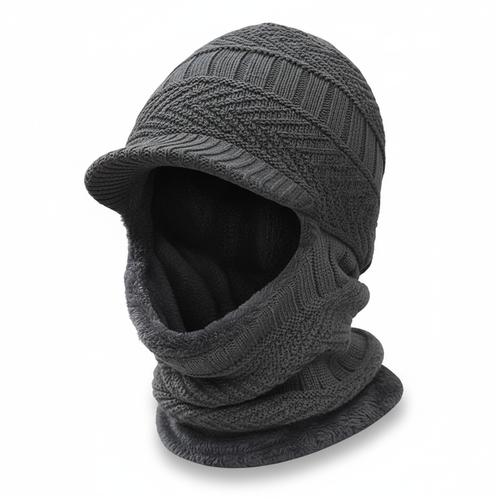 Winter face mask beanie hat unisex warm skull cap with full face coverage