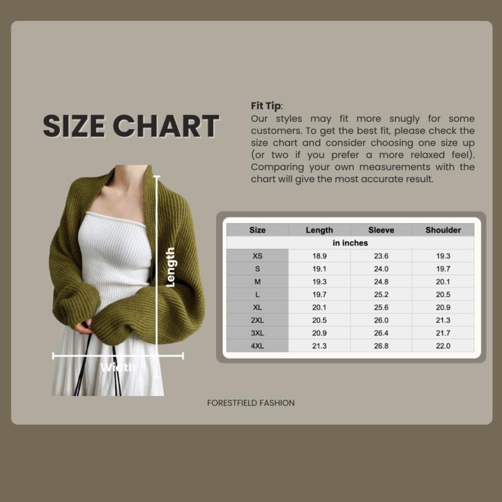 Women knit open front shrug sweater casual layering piece