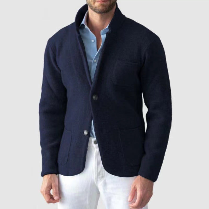 Men's Cardigan | Modern Knit, Casual | Blue, Navy, Grey