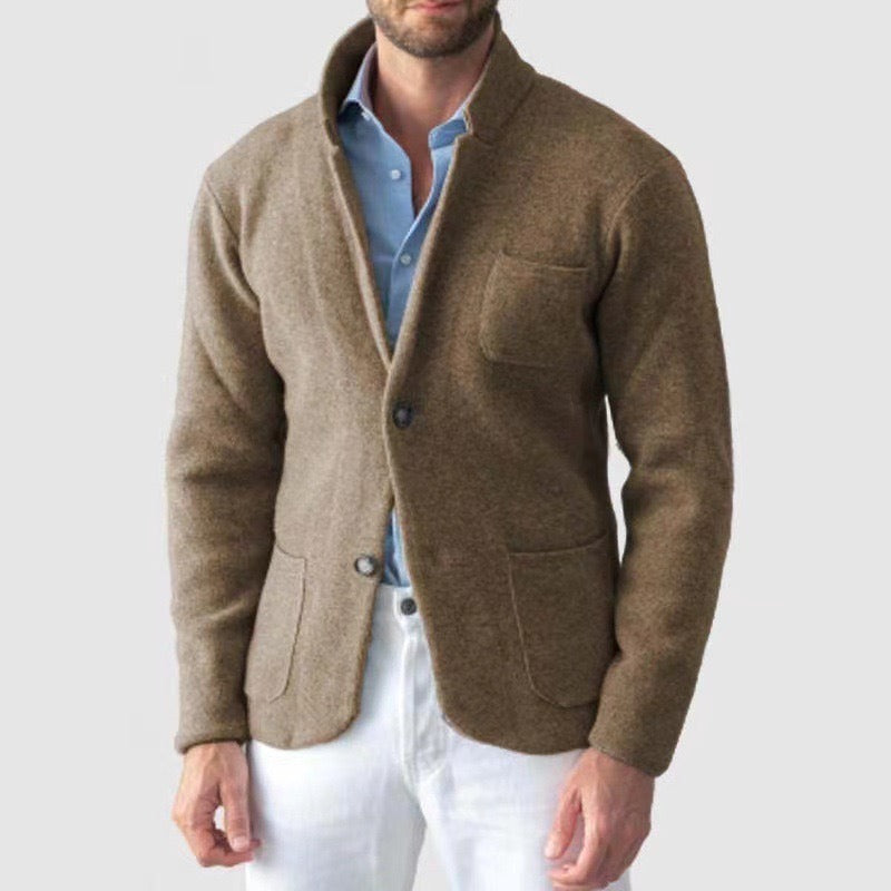 Men's Cardigan | Modern Knit, Casual | Blue, Navy, Grey