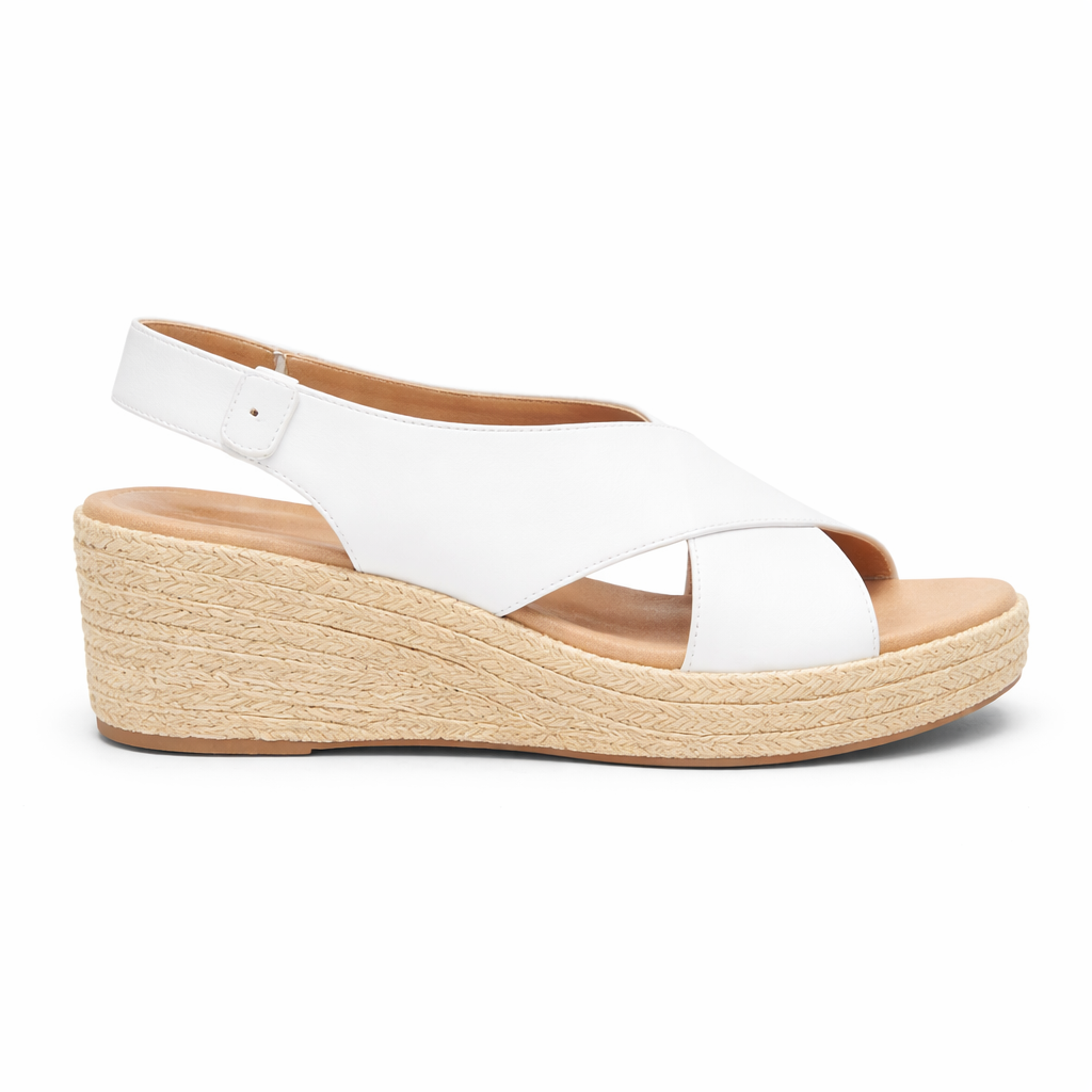 Women's Espadrilles Wedge Sandals | Cross Straps | Slingback