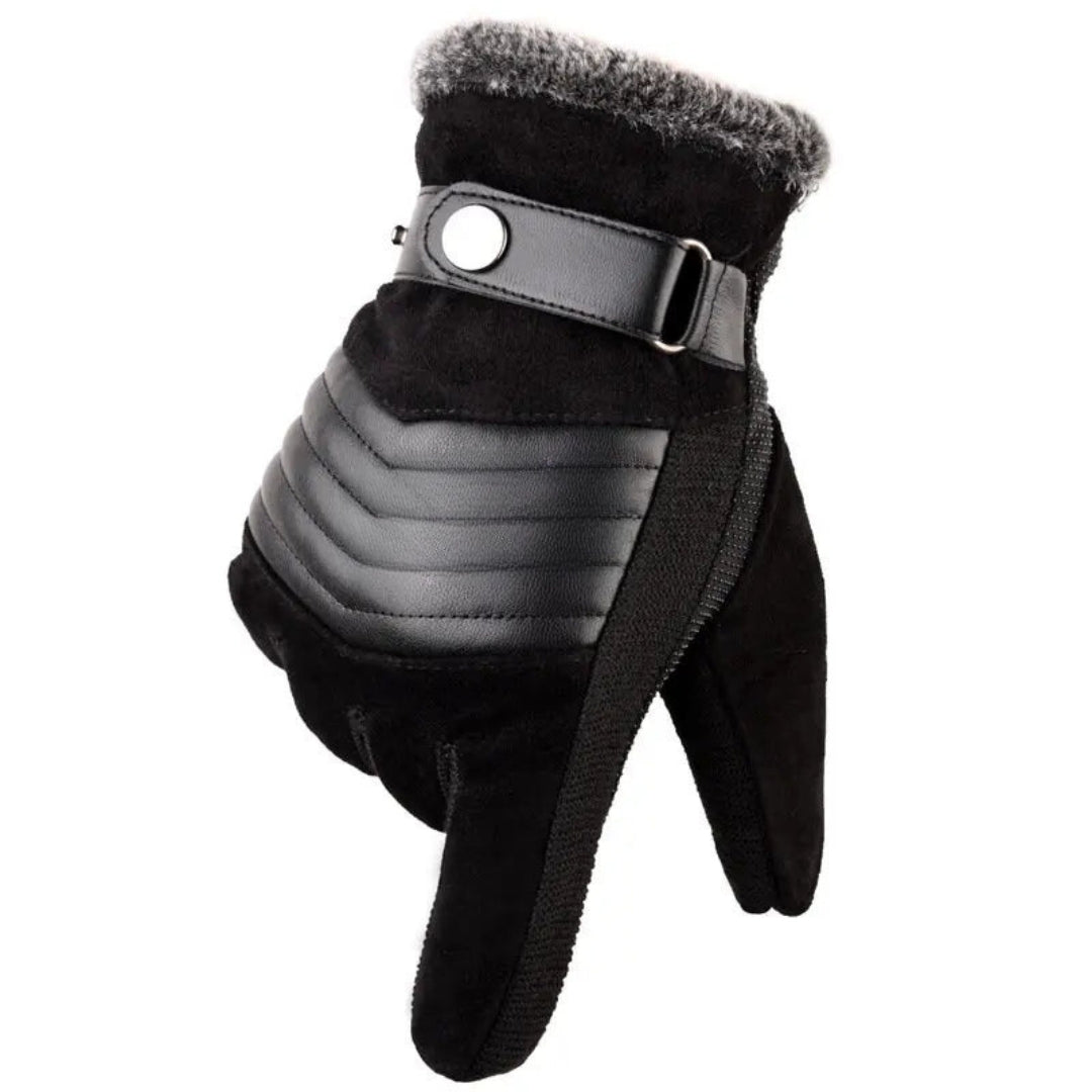 Men's Winter Gloves | Fur Lined, Thermal Insulation | Touchscreen Compatible