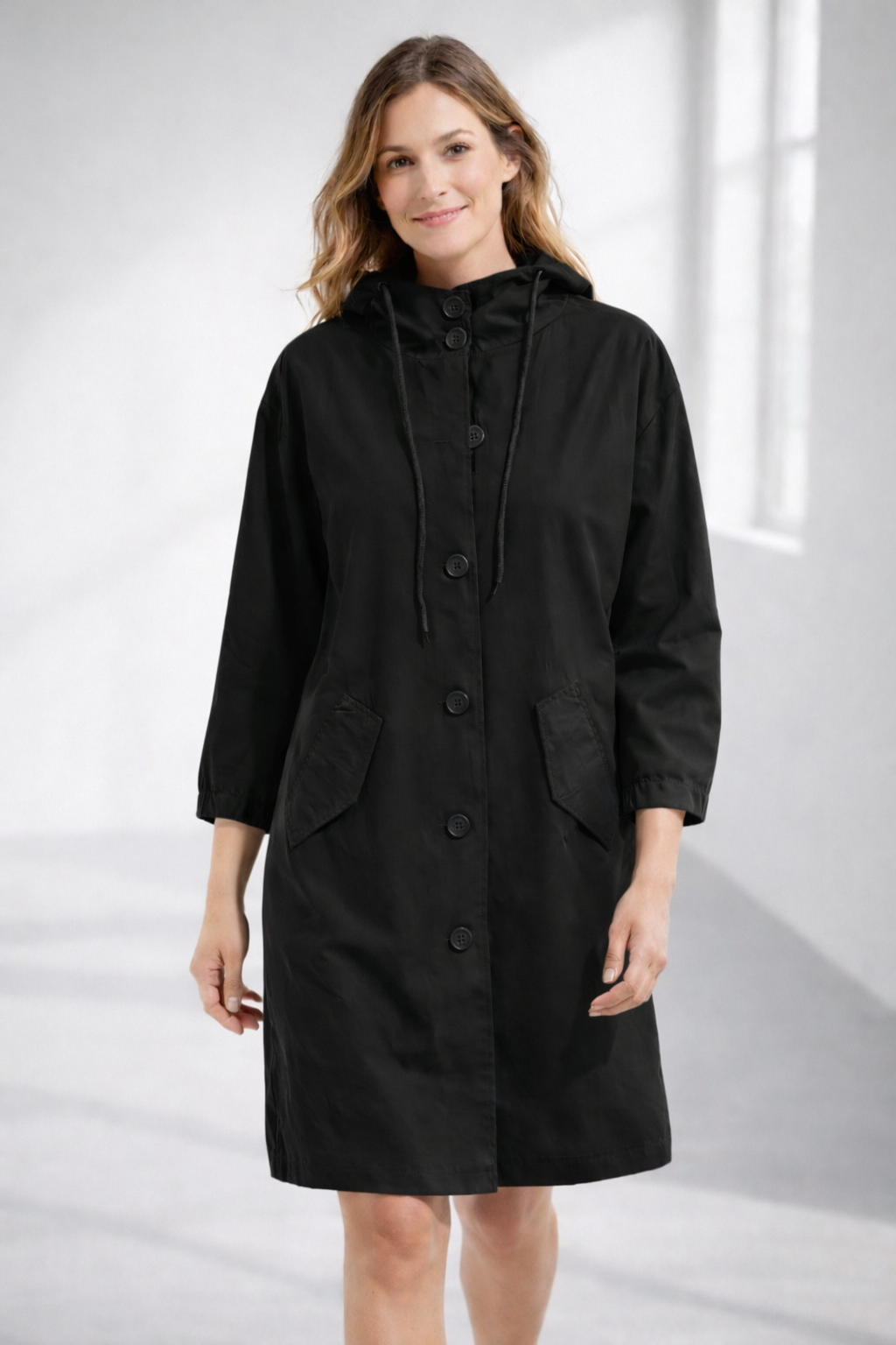 Women's Rain Jacket | Mid-Length, Hood | 9 Colors
