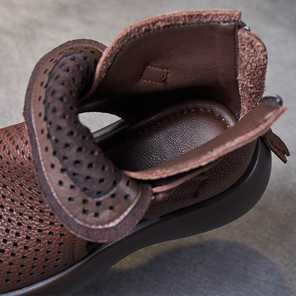 Women's Orthopedic Sandals | Leather, Brown Black Beige