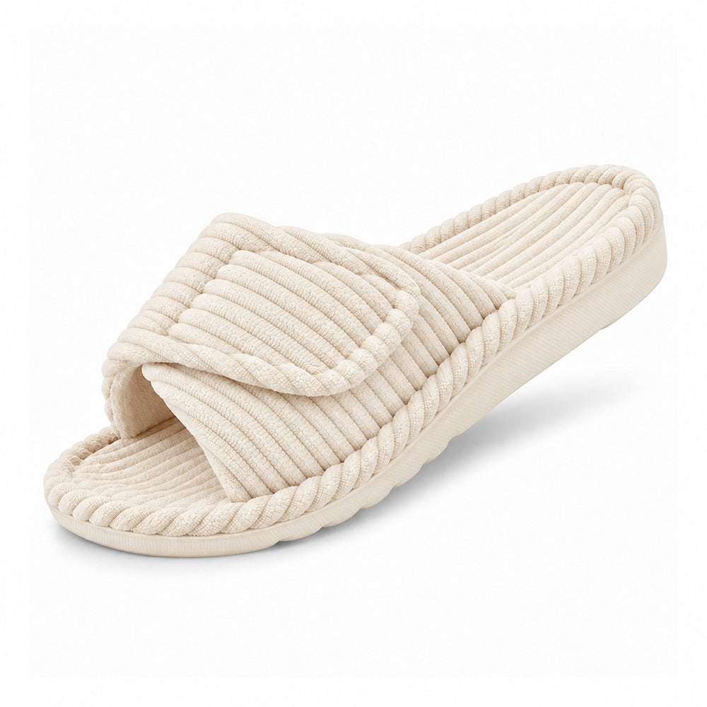 Orthopaedic Slippers | Womens Arch Support, Comfort | Corduroy, Velvet Lined