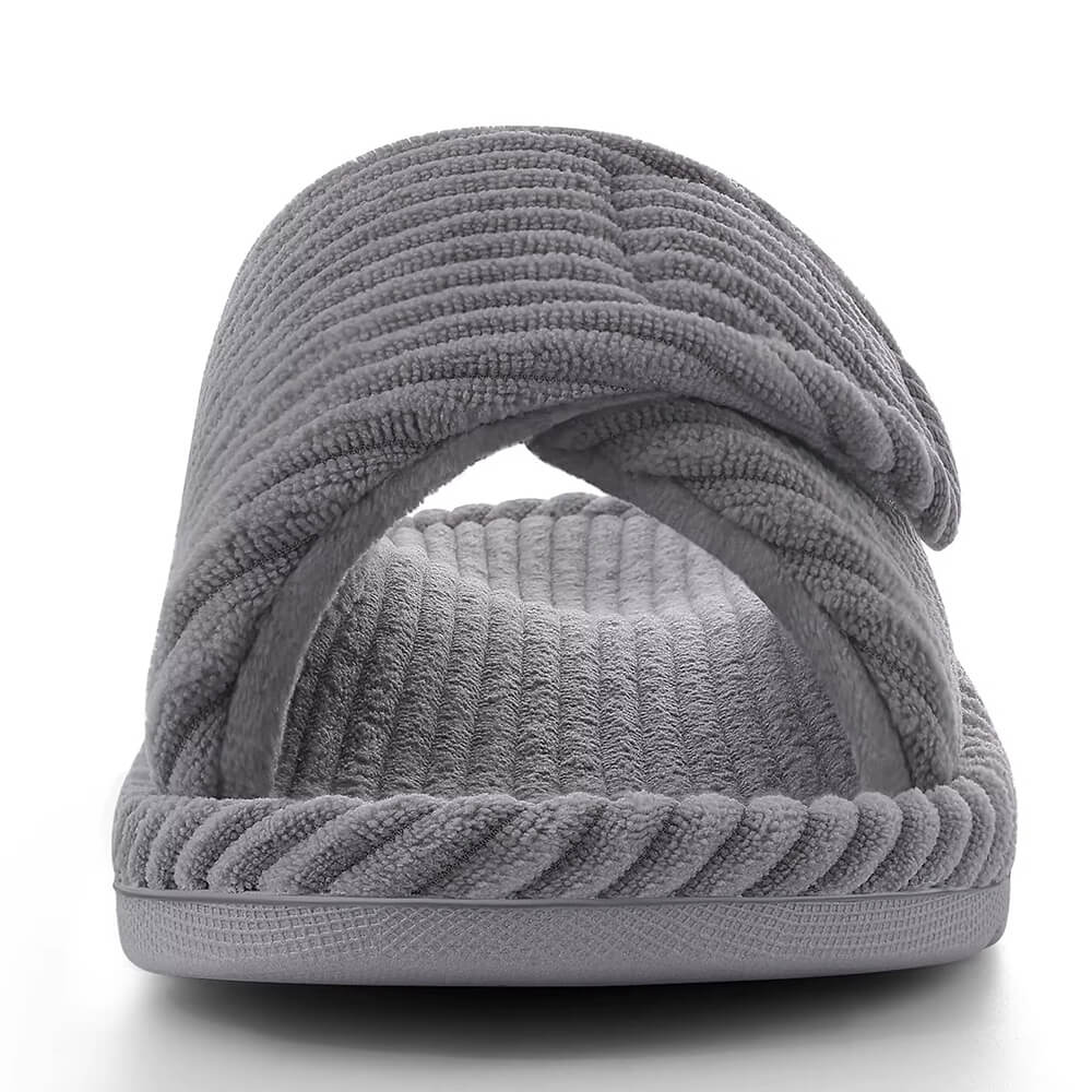 Orthopaedic Slippers | Womens Arch Support, Comfort | Corduroy, Velvet Lined