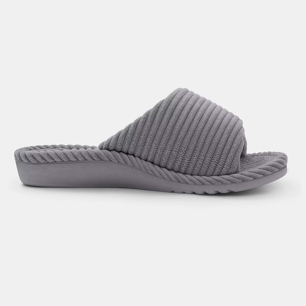 Orthopaedic Slippers | Womens Arch Support, Comfort | Corduroy, Velvet Lined