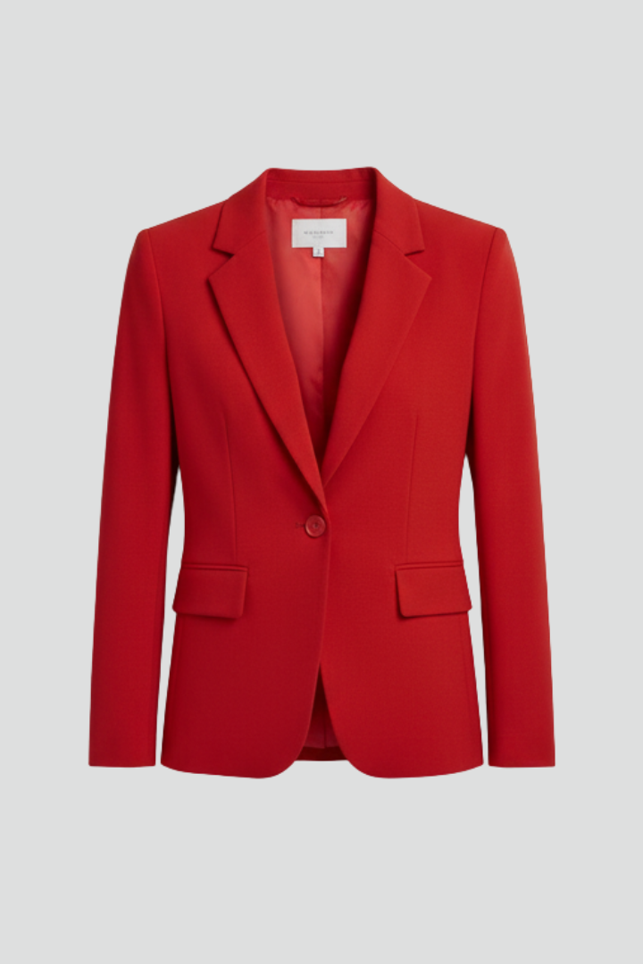 Women's Blazer | Notched Lapel, Single Button