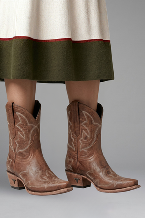 Women’s Cowboy Boots | Leather, Embroidered | Mid Calf, Western Style